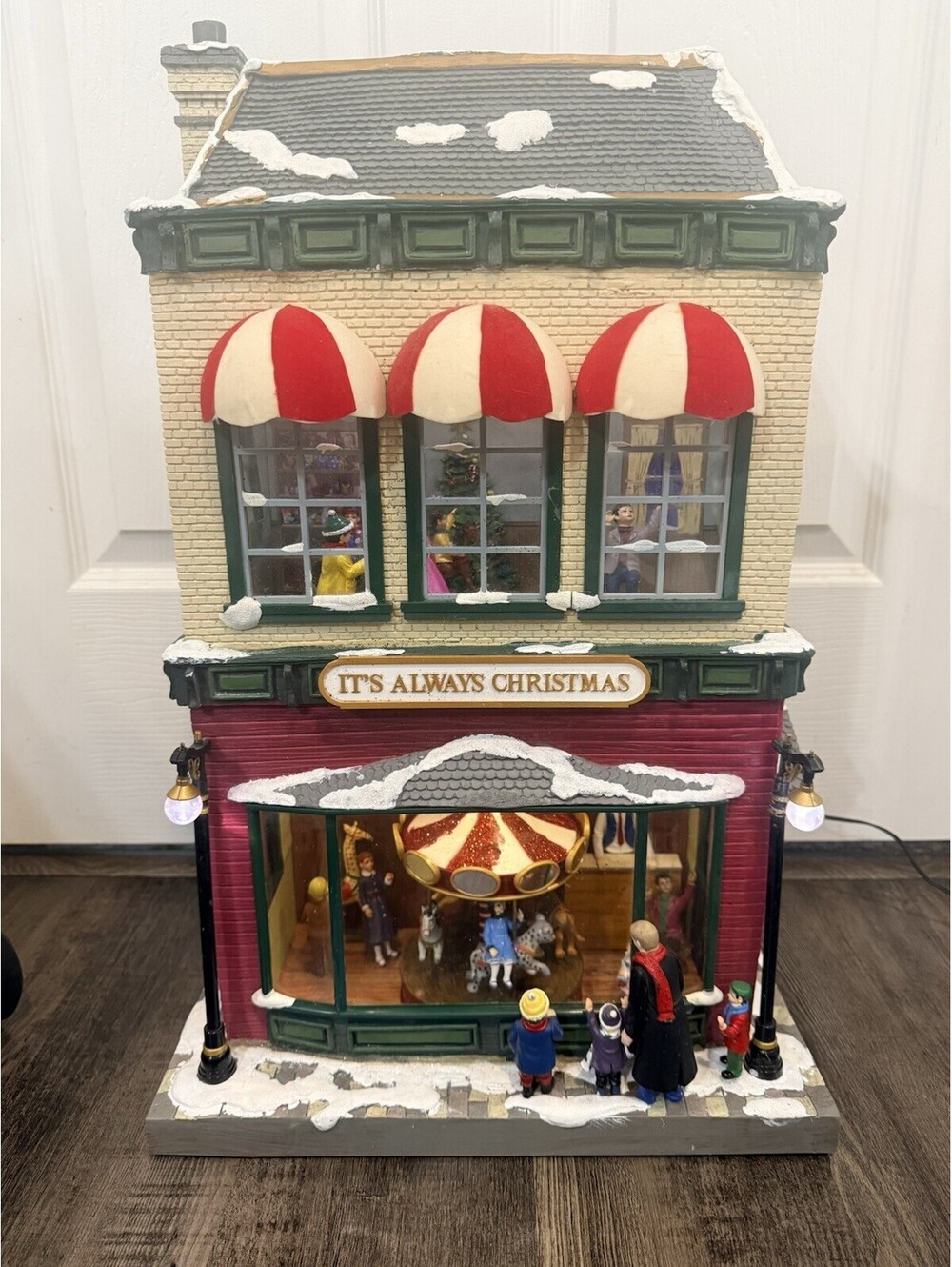 Mr Christmas Gold Label Animated Musical Toy Store Village It's Always Christmas
